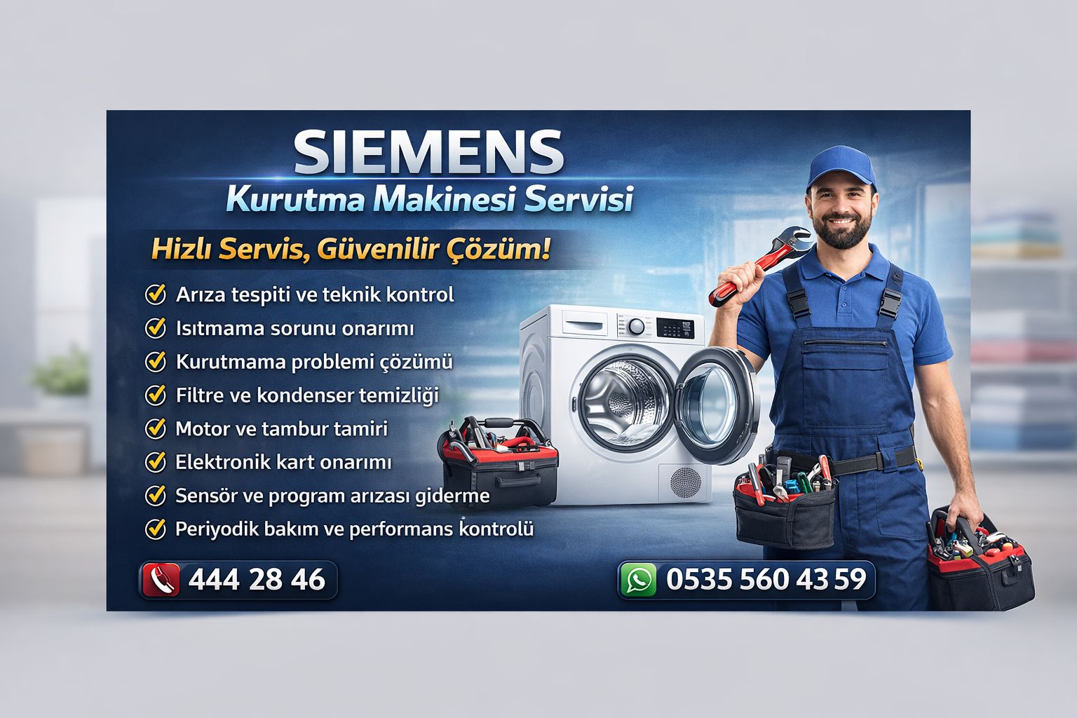Siemens Kurutma Makinesi Servisi 
